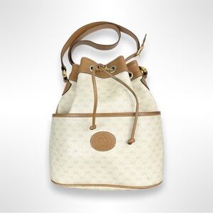 GUCCI vintage 80s crossbody bucket bag